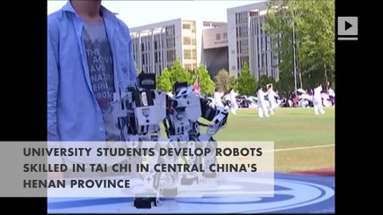 Student designed robots might be our new Tai Chi teachers