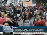 Brasil: protestan en la Parada LGBT contra el golpe a Dilma Rousseff