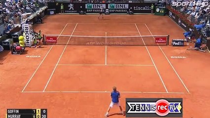David Goffin vs Andy Murray Video