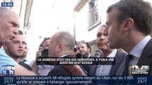 Macron riposte à un manifestant Zap Actu du 30/05/2016 par lezapping