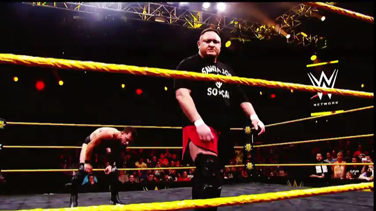 Samoa Joe & Finn Bálor come face to face this Wednesday on WWE Network