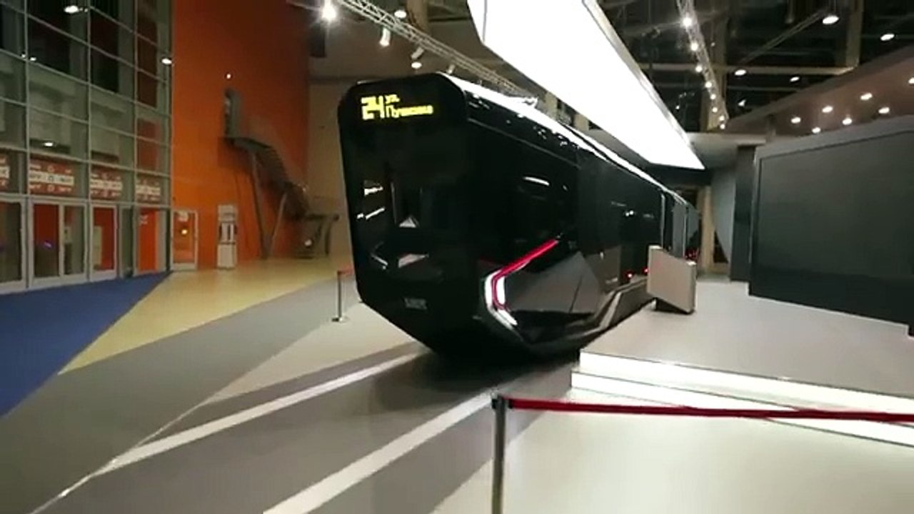 New Russian Futuristic Spaceship ATOM Tram 2016.