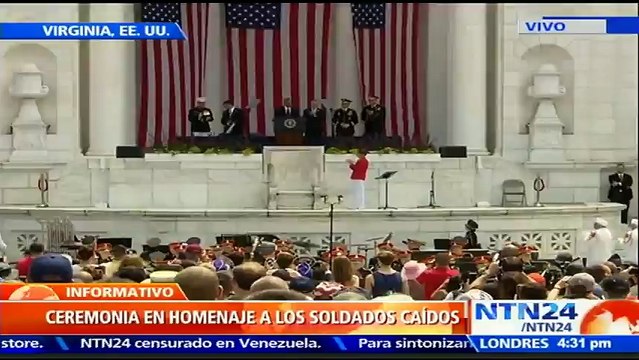 Obama recuerda a los soldados caídos en Irak y Afganistán durante discurso por el 'Memorial Day'