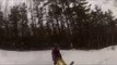 GoPro Footage Shows Snowboard Ride Through College Campus