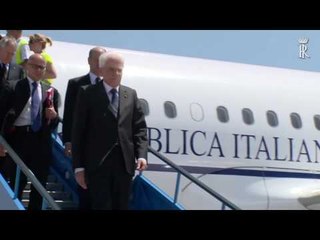 Sarajevo - Arrivo del Presidente Mattarella (28.05.16)