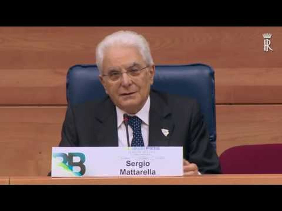 Roma - Vertice Brdo-brioni, Dichiarazione del Presidente Mattarella alla stampa (28.05.16)