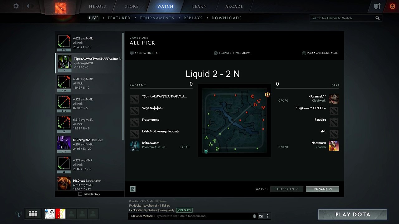 dota live