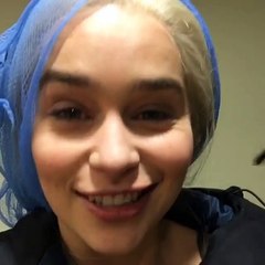 Emilia Clarke dances to 2PAC with Khal Moro (Game Of Thrones)