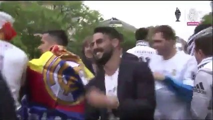 Un jugador del Real Madrid celebró la victoria en la Champions con una canción de Chino y Nacho