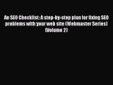 EBOOKONLINEAn SEO Checklist: A step-by-step plan for fixing SEO problems with your web site