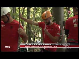 “Ushtria” e De Biasit stërvitet në pyll - News, Lajme - Vizion Plus