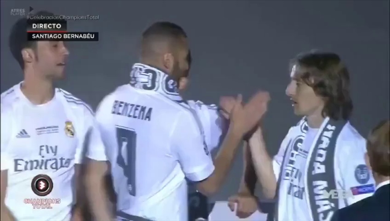 Le bernabeu fête Cristiano Ronaldo