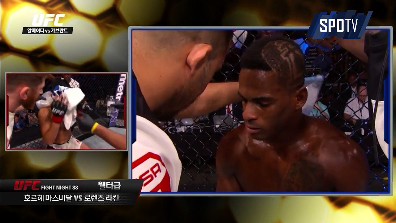 2경기 웰터급 호르헤 마스비달 Vs 로렌즈 라킨