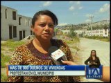 Quiteños exigen sus casas en Ciudad Bicentenario