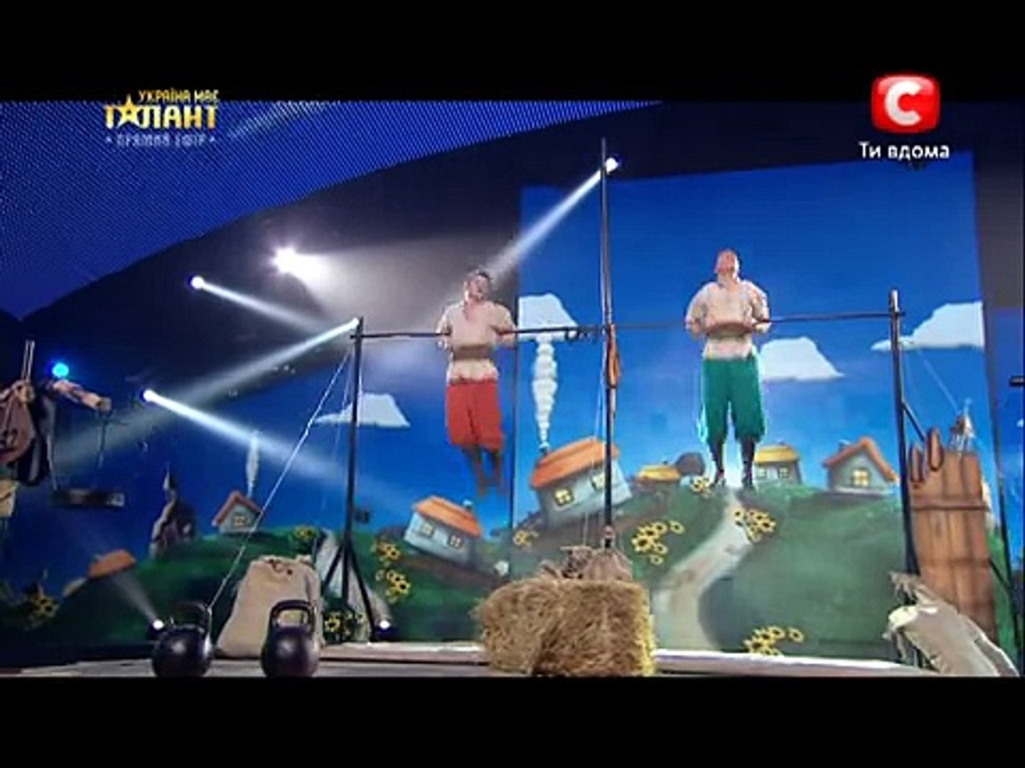 ⁣Україна має талант 5  2 прямой эфир  27 04 2013 Workout Белов Богдан и Нечипоренко Дмитрий