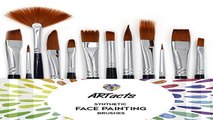 ARTacts Synthetic Face Paint Brushes Oil Brush Set For Face Painting Bring