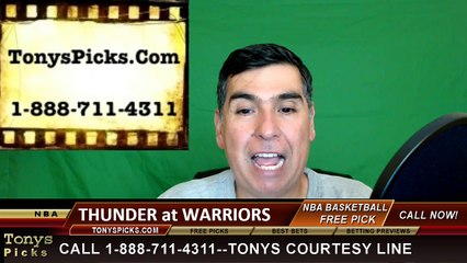 Golden St Warriors vs. Oklahoma City Thunder Free Pick Prediction Game 7 NBA Pro Basketball Odds Preview