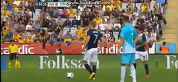 Sebastian Larsson   Free Kick chance  - Sweden 0-0 Slovenia - 30-05-2016