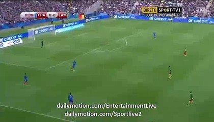 France 1st BIG Chance France 0-0 Camerun Friendly