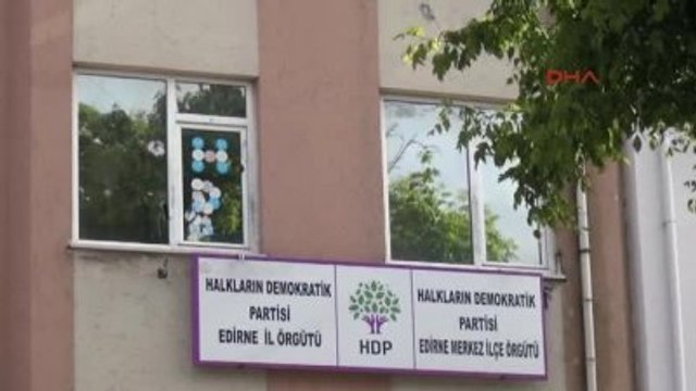 Edirne Hdp Binasında Polis Araması