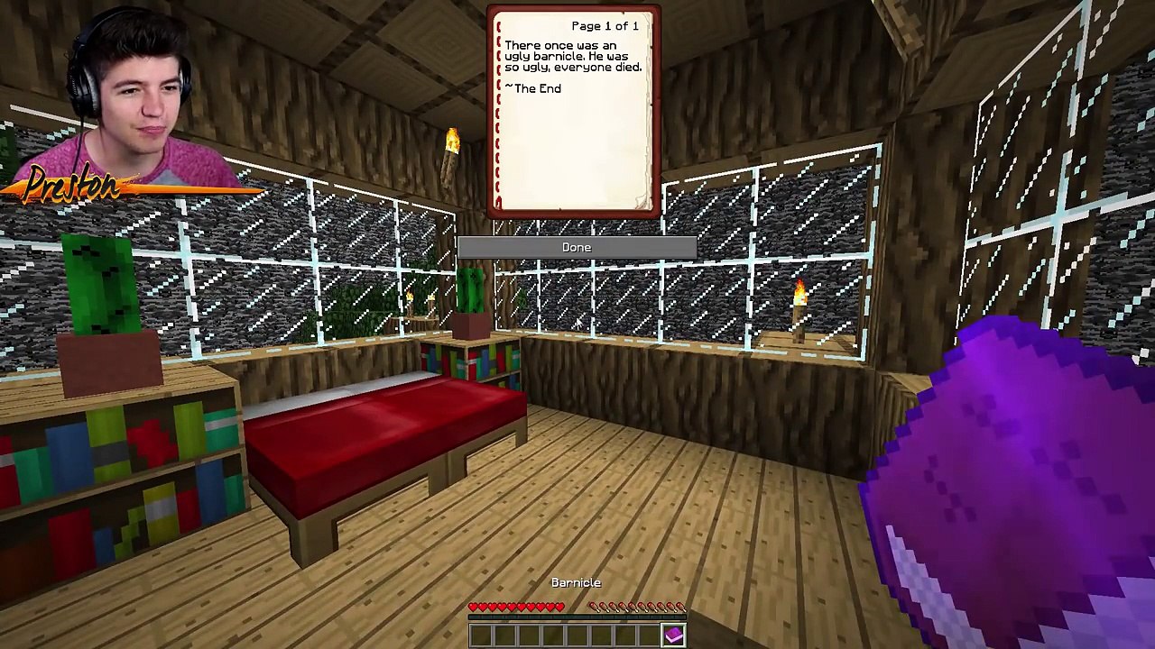 Minecraft FIND THE BUTTON! | (Custom Map) with PrestonPlayz