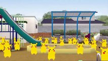 Pikachus Bailando y cantando Levan Polkka Pokemon Canciones Infantiles