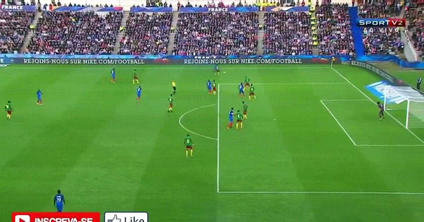 Blaise Matuidi Goal HD - France 1-0 Cameroon 30.05.2016