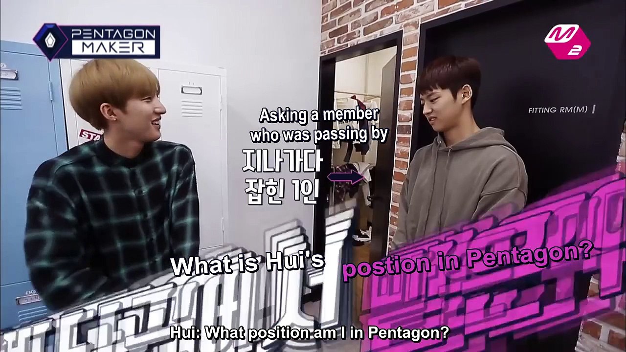 [Engsub]Pentagon Maker EP3- Hui tries to prove his multiple talents