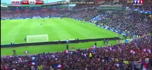 2-1 Oliver Giroud Goal - France 2-1 Cameroon - 30-05-2016