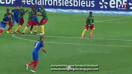 Paul Pogba Amazing Header HD - France 1-1 Cameroon - Friendly 30.05.2016