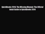 Popular book QuickBooks 2014: The Missing Manual: The Official Intuit Guide to QuickBooks 2014