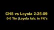 2009 - 2:25 claremont HS vs Loyola (CIF Playoffs 2nd rnd)