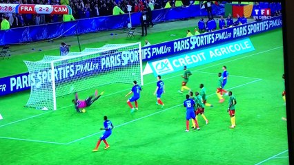 FRANCE - CAMEROUN [3-2] magnifique coup franc de Payet
