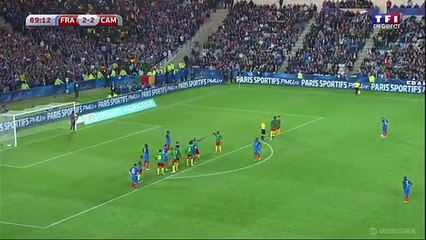 3-2 Dimitri Payet Free-Kick Goal HD - France vs Cameroon 30.05.2016 HD