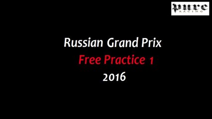 F1 (2016) Russian GP - Free Practice 1