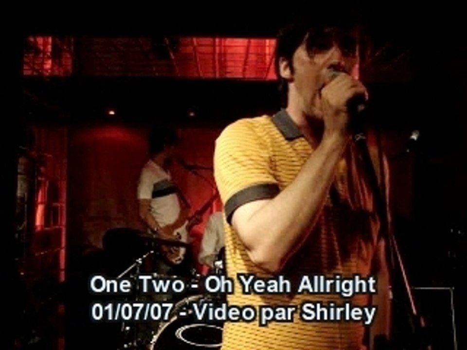One two oh yeah allright