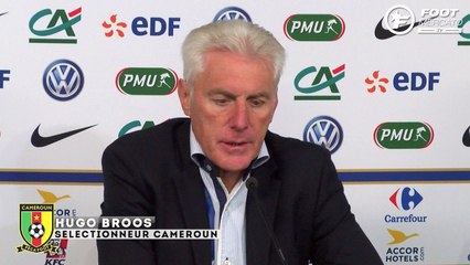 La réaction à chaud du sélectionneur du Cameroun Hugo Broos