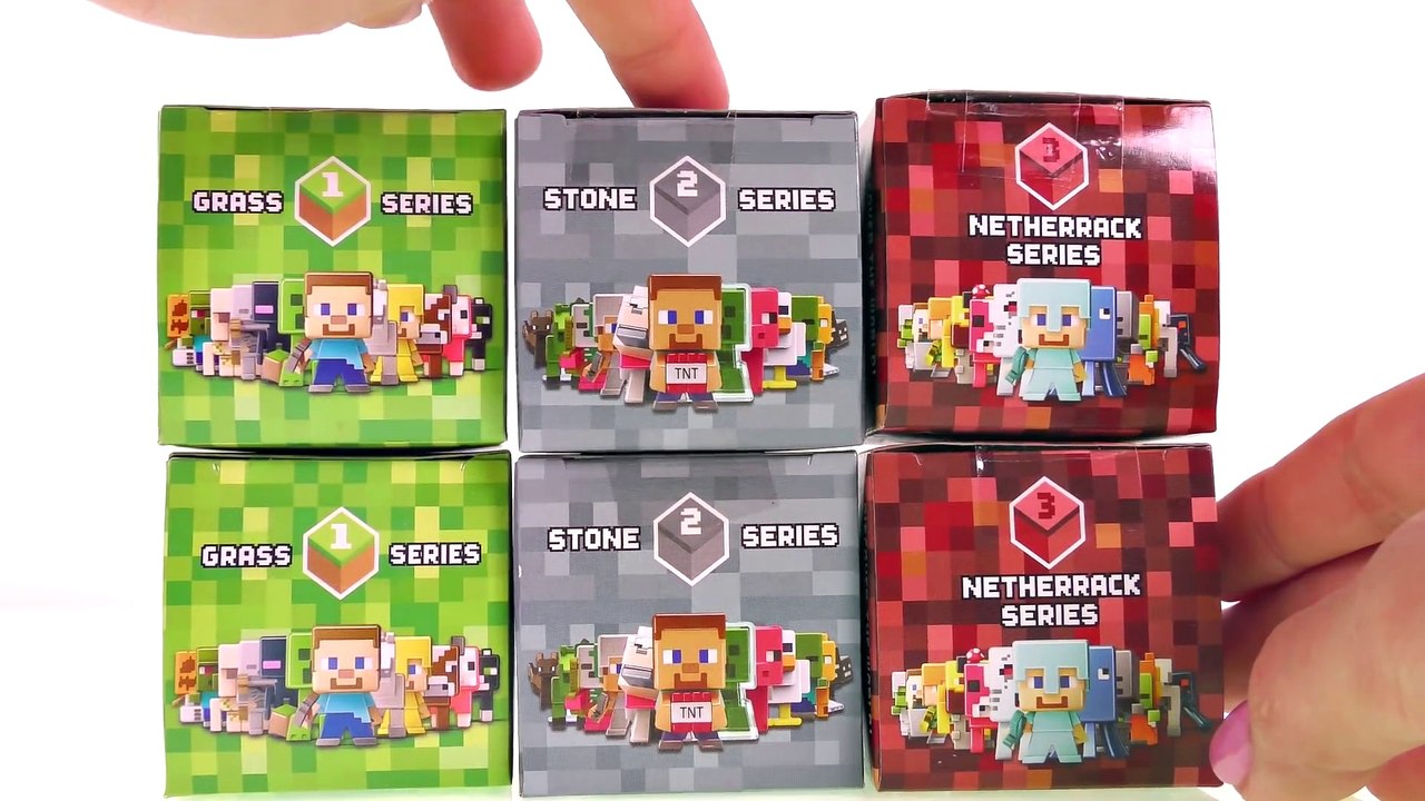 Abriendo 6 Cajas de Minecraft Series 1 2 y 3  Videos de Mine Craft Para Niños Por DCTC