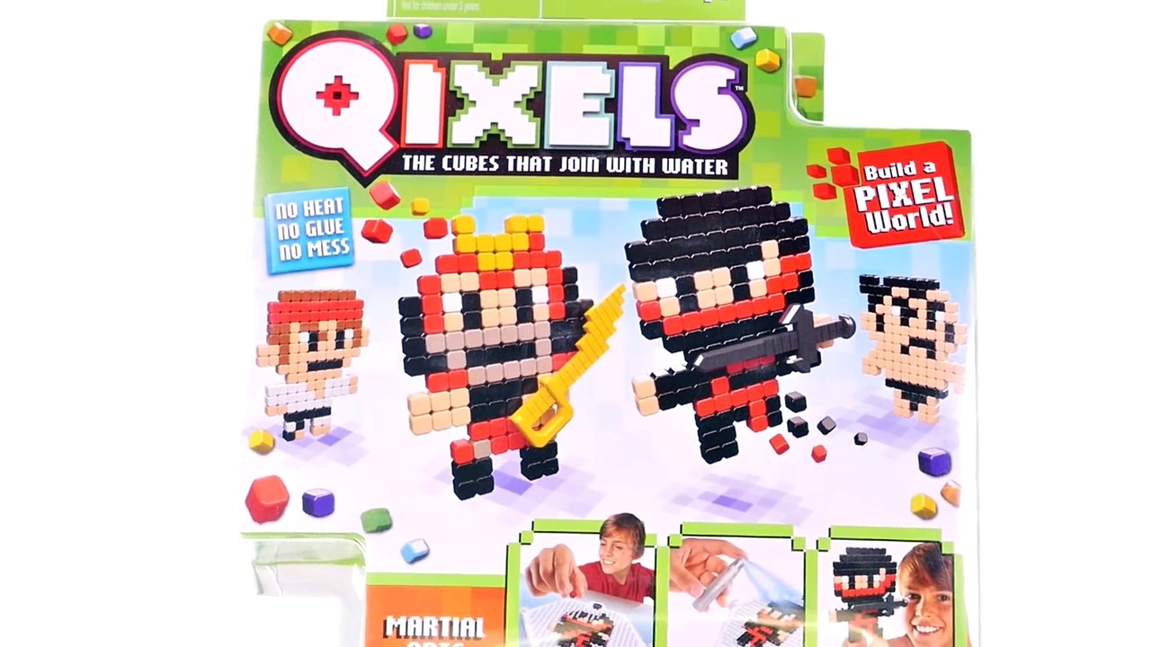 Qixels Paquete de Artes Marciales ❇ Creador de Personajes de Cubitos Review Por DCTC 2016
