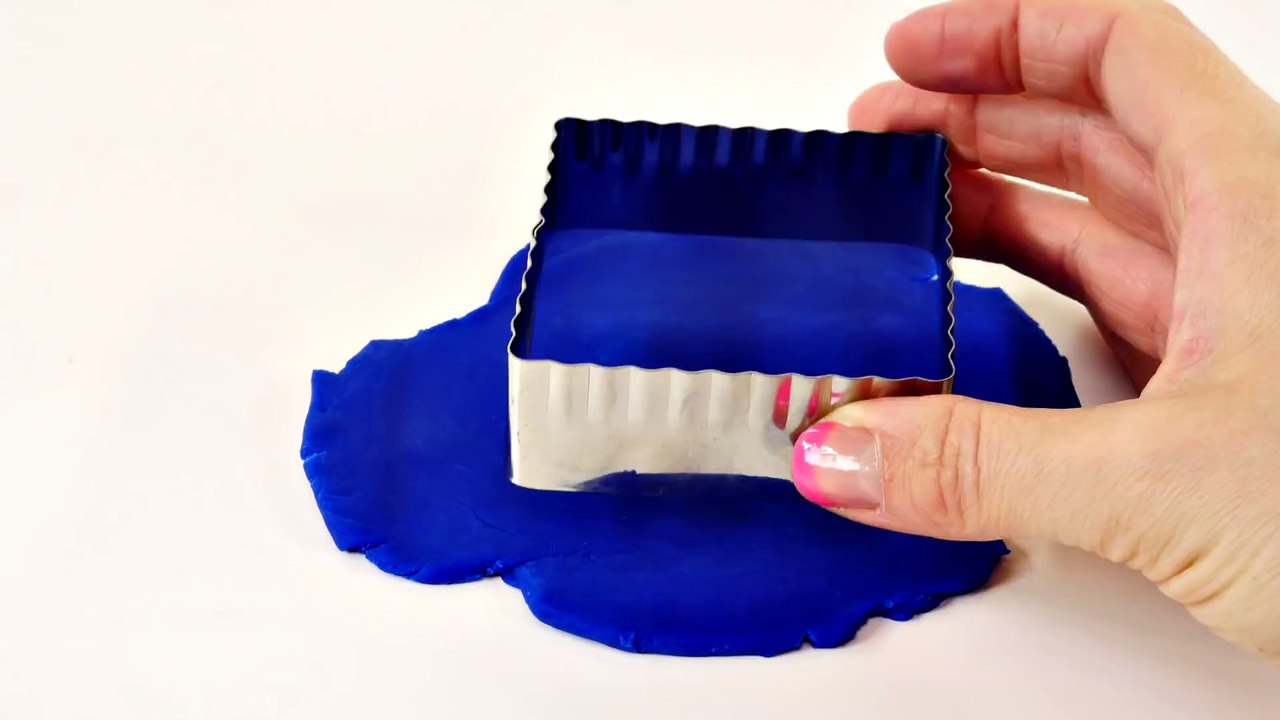 Aprendamos Figuras con Play Doh! Cuadrado Circulo Triangulo Rectangulo Plastilina!!