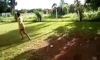 Jogo de futebol encontro da família Mendonça em Goiás