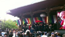 ダライ・ラマ法王のご退出 特別慰霊法要 護国寺 2011.04.29