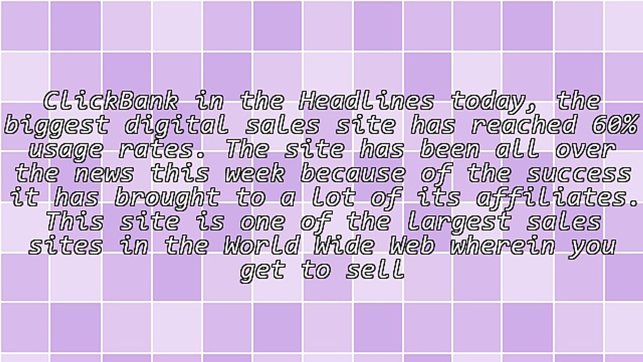 ClickBank: On Top Of The Line