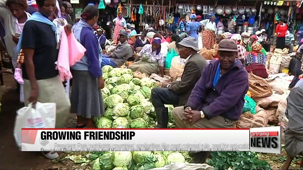 President Park hopes for successful bilateral relations with Kenya