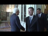 Roma - Mattarella incontra il Presidente e una delegazione dell'ANM (30.05.16)