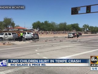 3 hurt in 5-vehicle Tempe crash