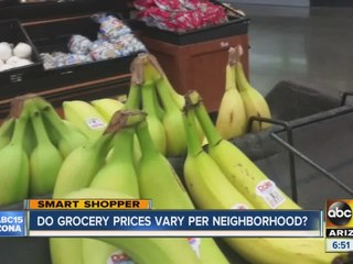 Do grocery prices vary per neighborhood?