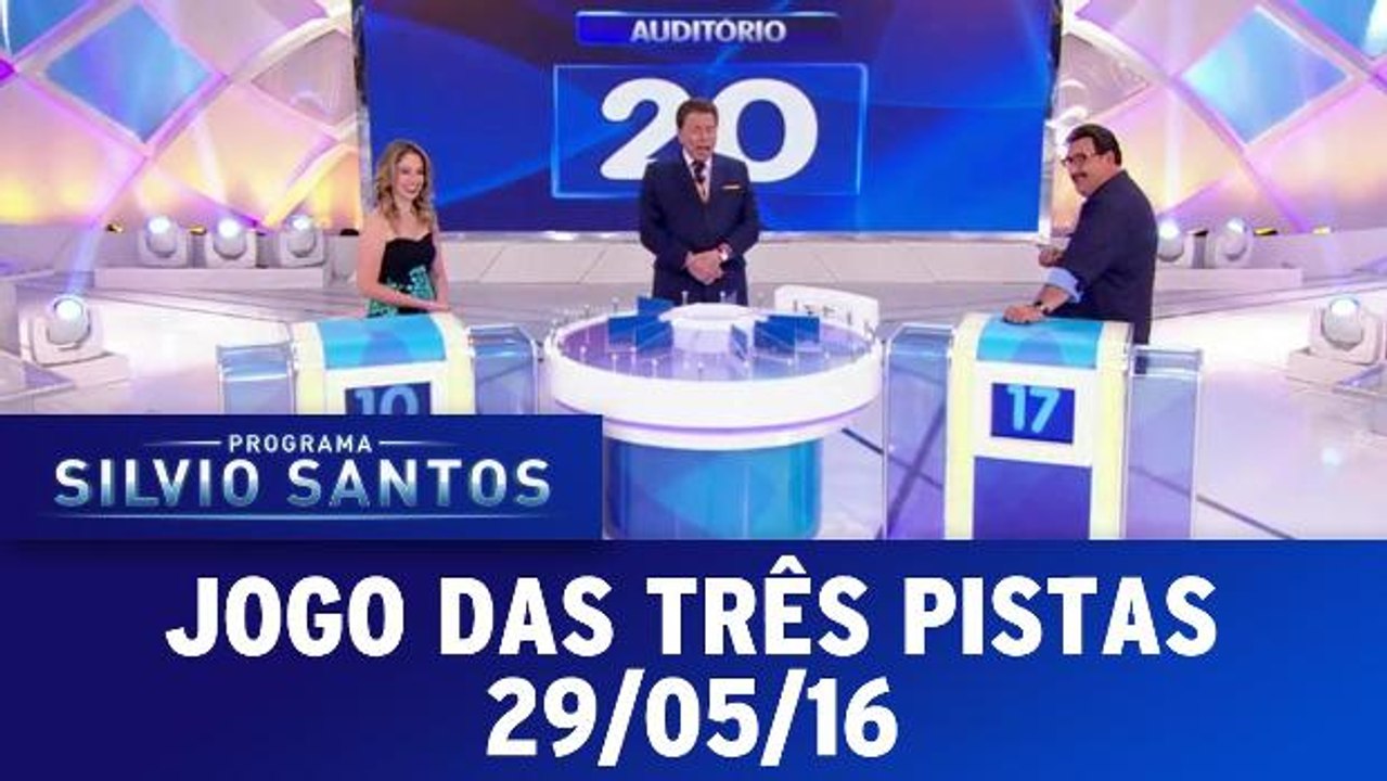 Jogo das 3 Pistas com Ratinho e Juliana Baroni - 29.05.16