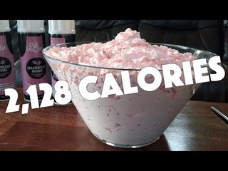 Model Eats Gigantic Bowl of Mousse in Four Minutes