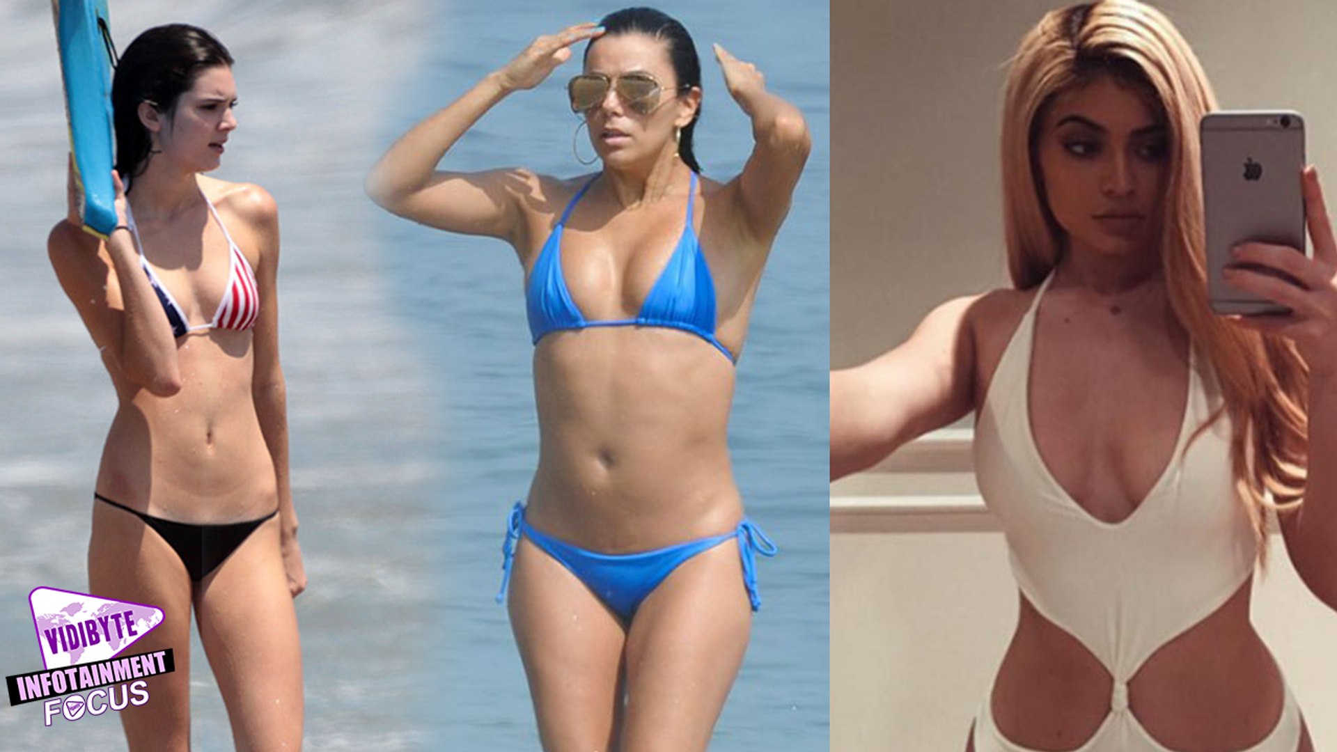 ⁣Top 20 Stars in Sexy Red, White and Blue Bikinis